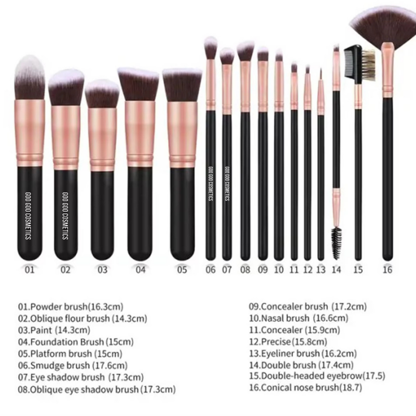 Vegan Makeup brushes