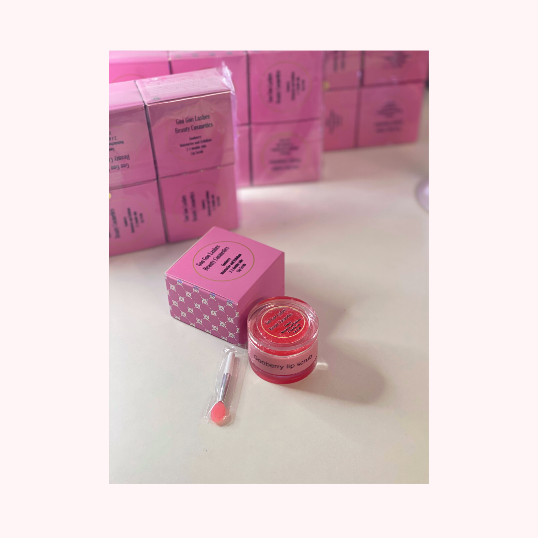 Gooberry Lip Scrub - Goo Goo Lashes Beauty Cosmetics